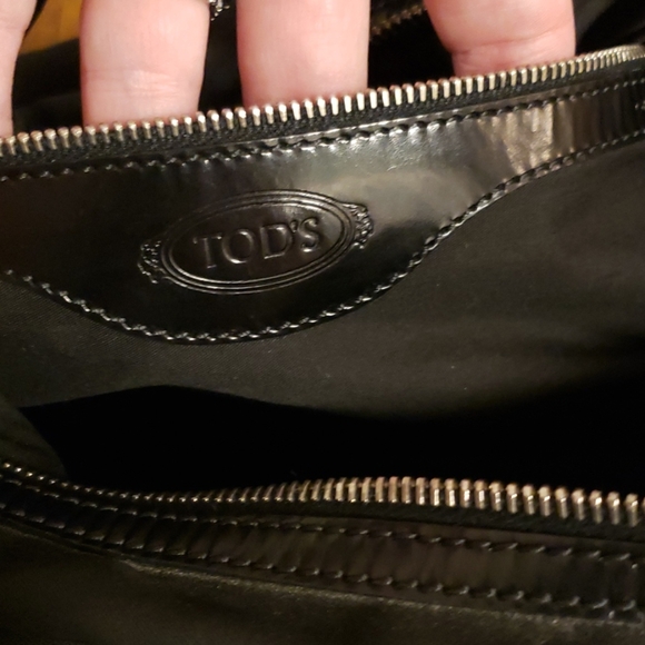 Tod’s Miky Black Nylon Shoulder Bag - Picture 7 of 12